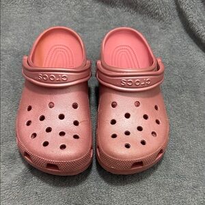CROCS Pink Slip-On Sandals
